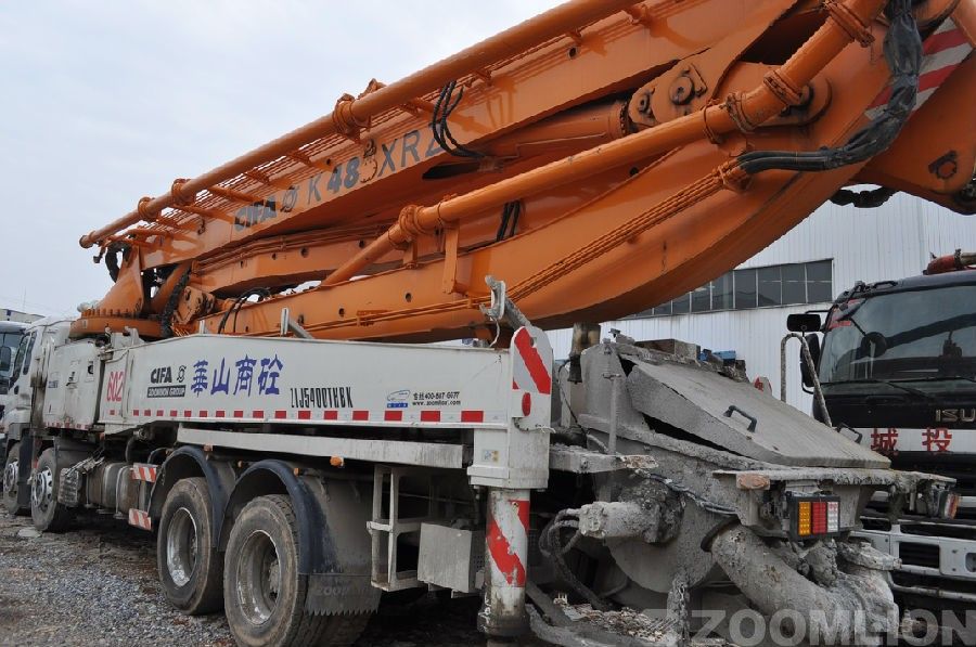 used truck mounted concrete pump 