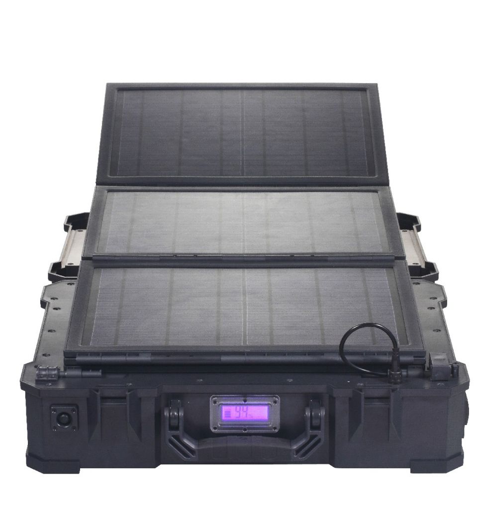 50W portable solar power system