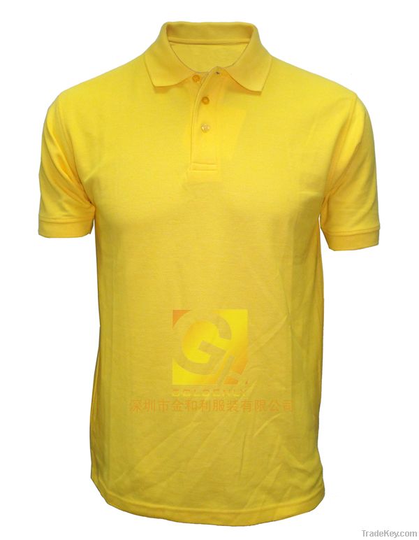 Men's polo t shirt 100% cotton