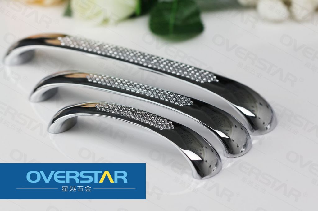 Fancy Zinc Alloy Metal Recessed Cabinet Handle