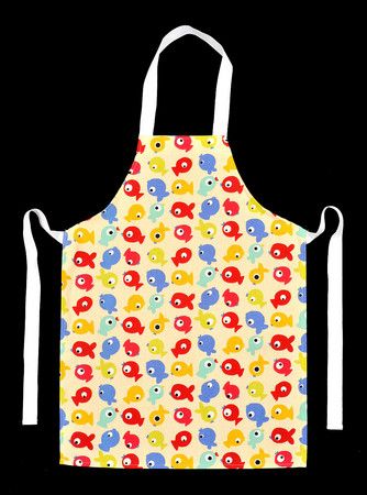 Printed Cotton Kitchen Apron