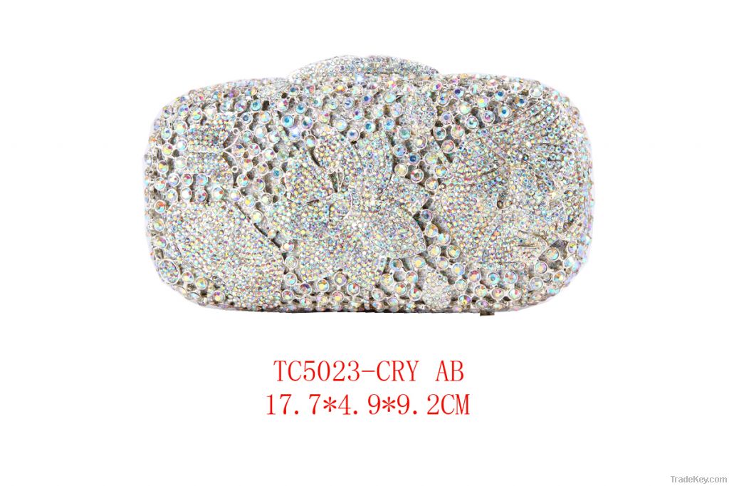 New hot selling top quality crystal evening bags