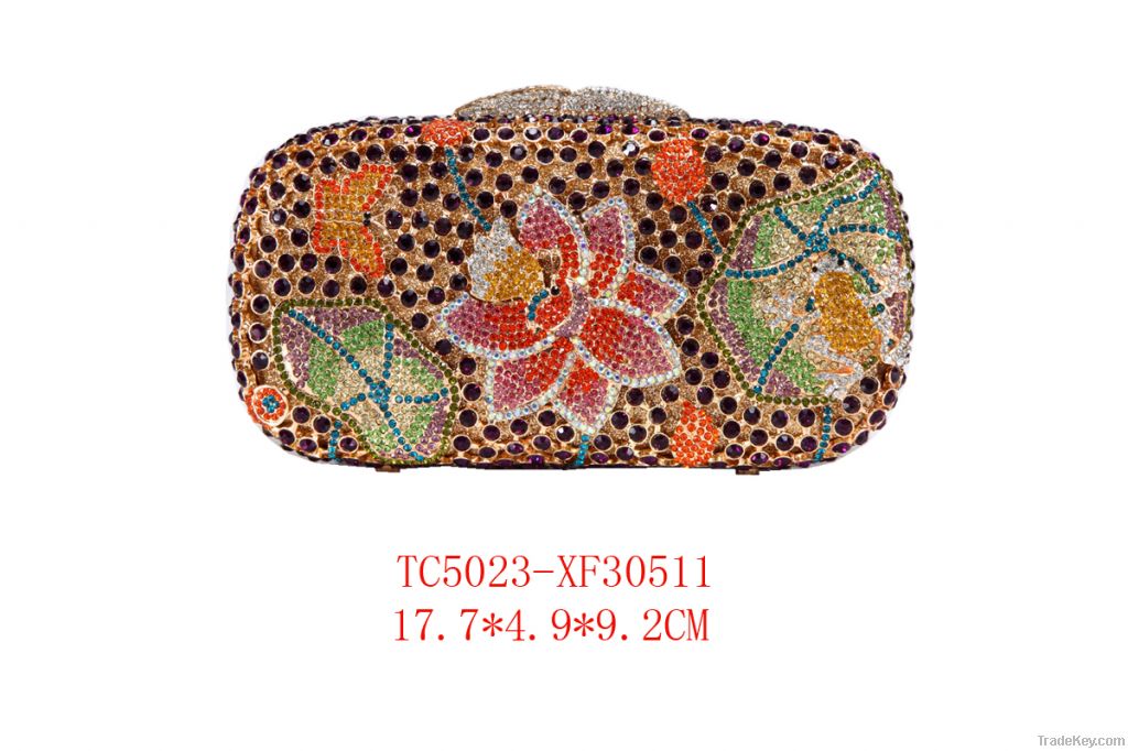 New hot selling top quality crystal evening bags