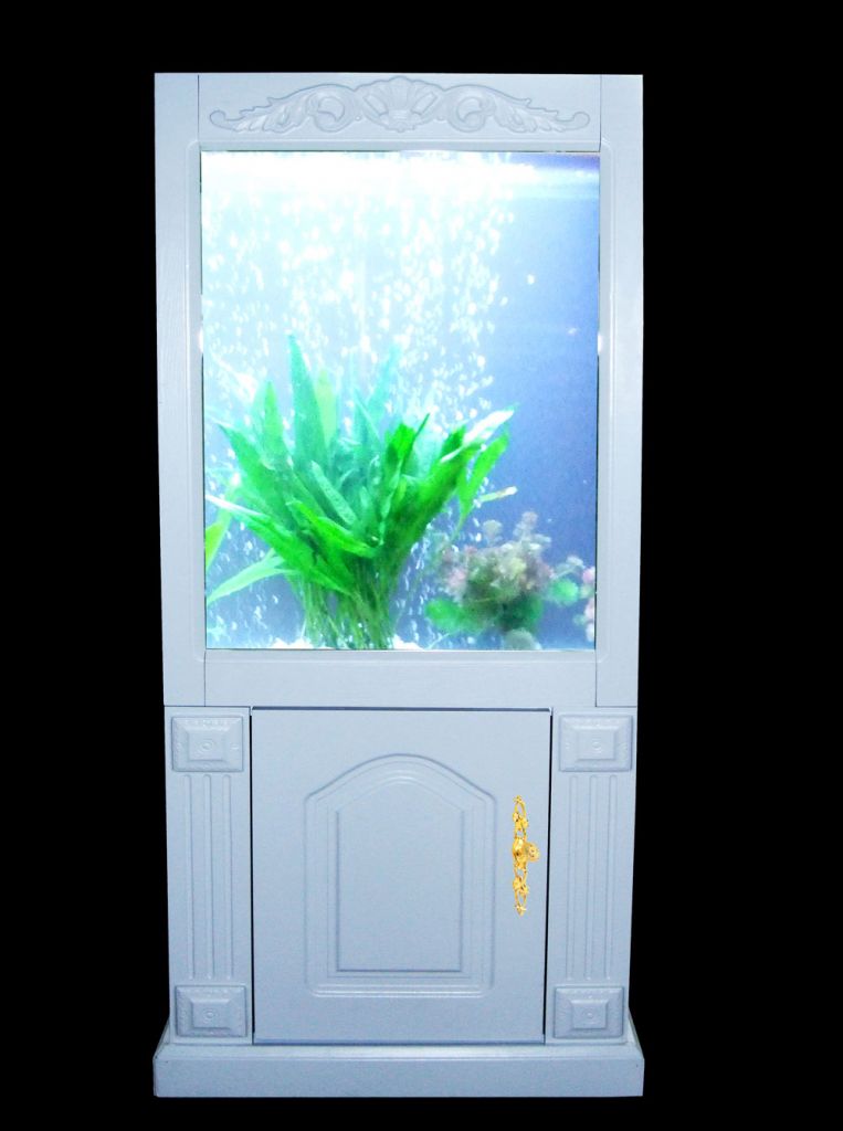 Mini Solid-Wood Cabinet Fish Tank (DQ-L048)