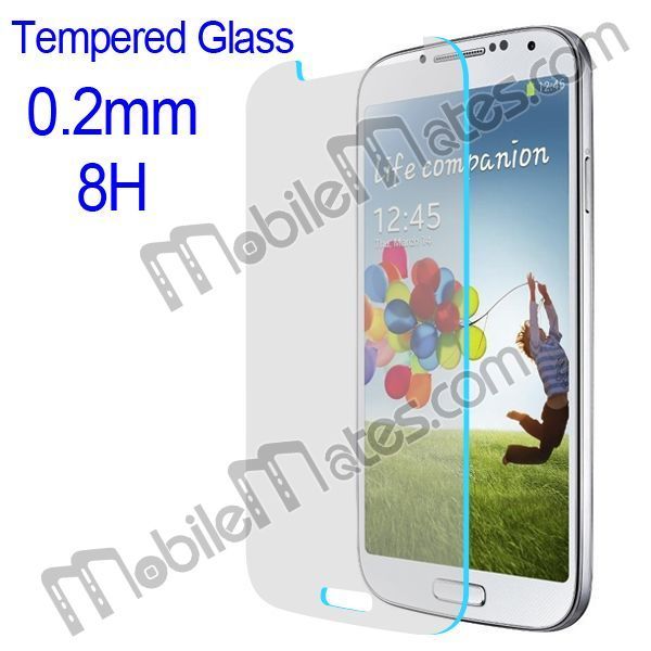 Explosion-proof Ultrathin Flexible 0.2mm 8H Super Organic Tempered Glass Protection Screen for Samsung i9500 Galaxy S4 i9505 i9508 