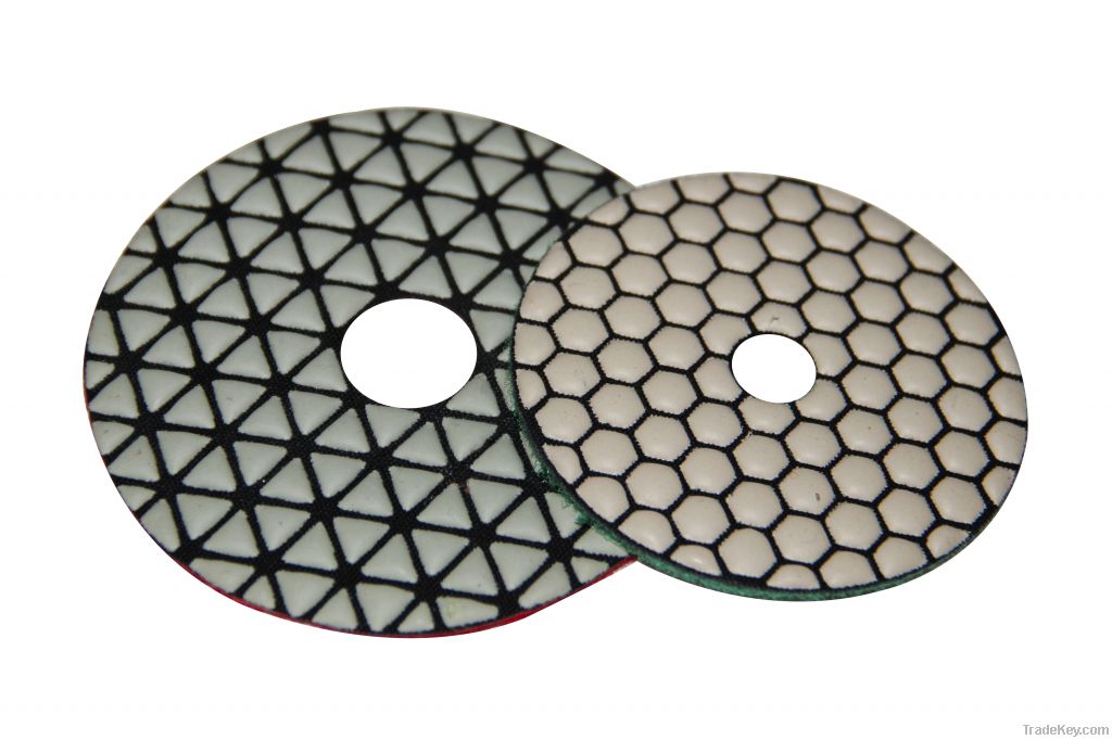 diamond dry polishing pad