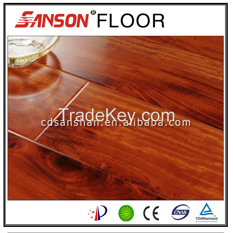 Y2-6904 red hdf laminate floor , best seller series