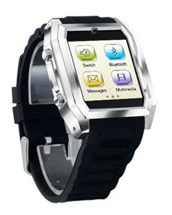 TW206 With Quad Band Single SIM Bluetooth 1.3MP Camera 1.5 inch HVGA Touch Screen Watch Phone  