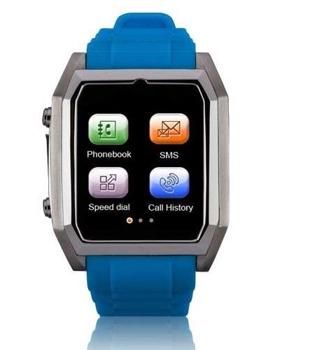 TW206 With Quad Band Single SIM Bluetooth 1.3MP Camera 1.5 inch HVGA Touch Screen Watch Phone  