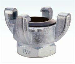 Air hose coupling, claw coupling