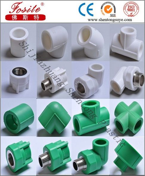 PPR Male Female Threaded Elbow/Tee/Union, PPR Fittings