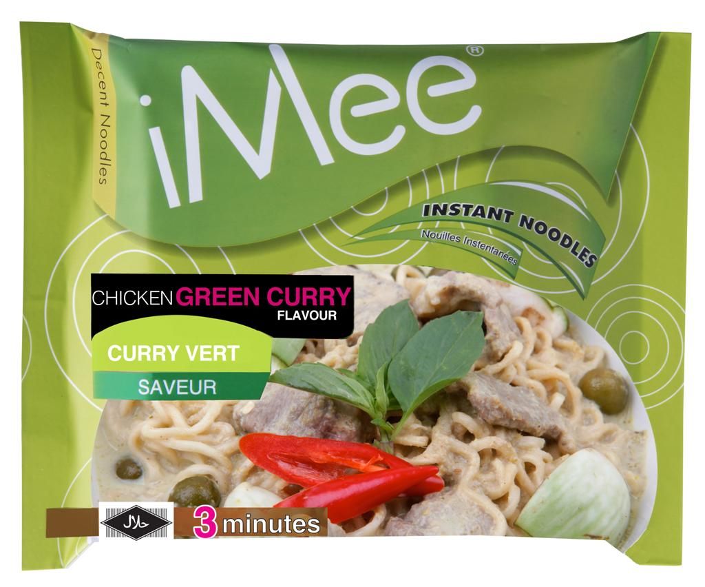 iMee Premium Instant Noodles: Chicken Green Curry