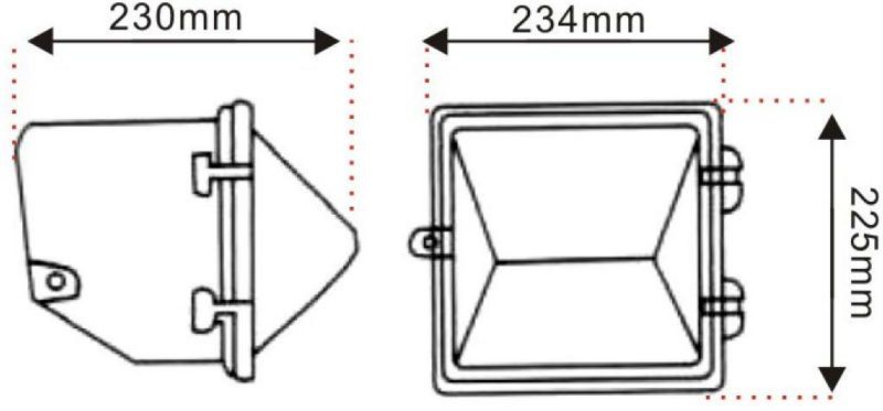 28W LED Wall Pack UL/GS/RoHS (driver)2520lm  