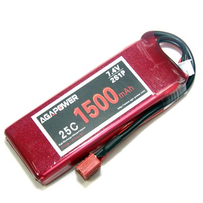 AGA 1500mAh 7.4v lipo battery
