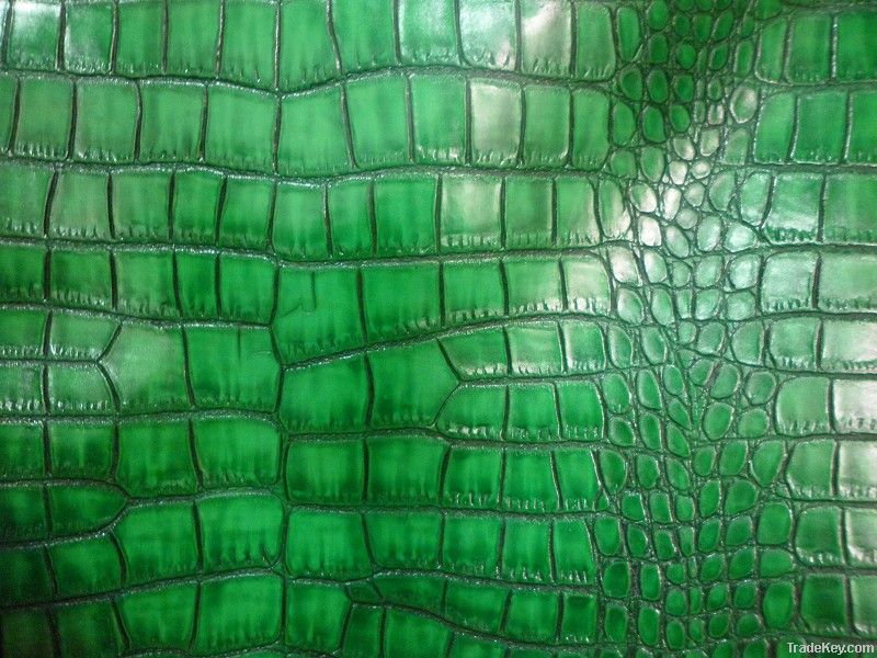 Alligatorskin Embossed PVC artificial leather