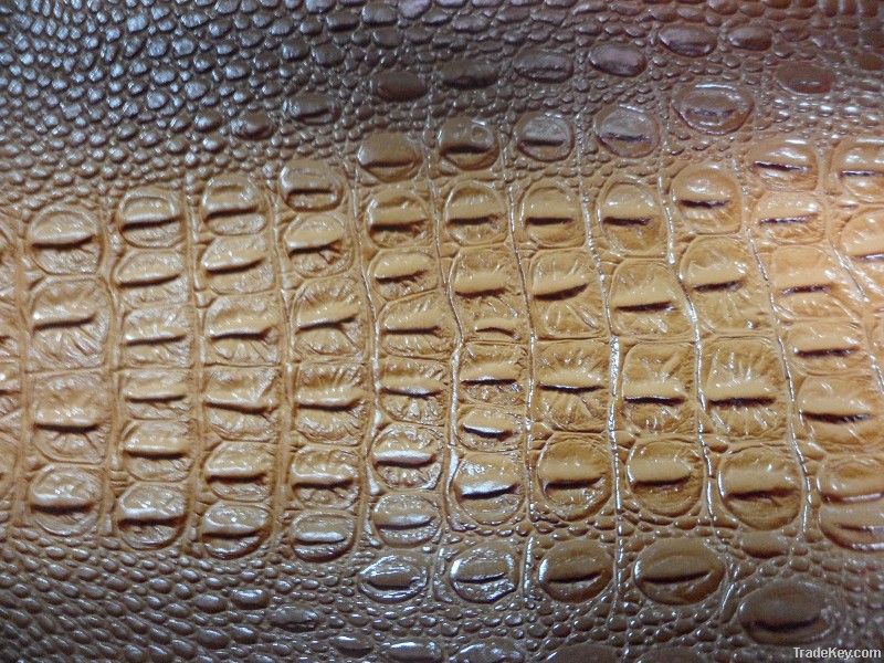 Alligatorskin Embossed PVC artificial leather