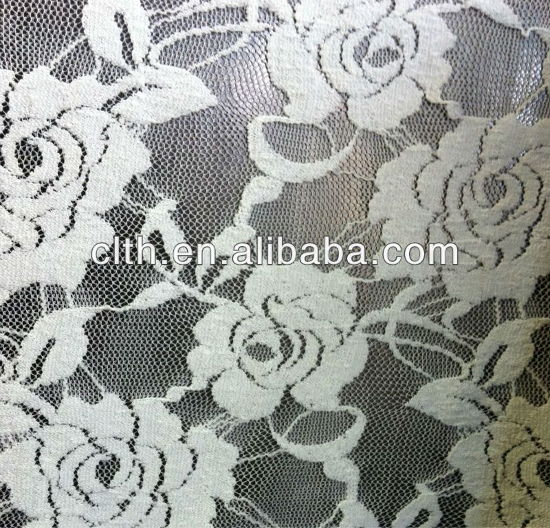 rose flower lace fabric