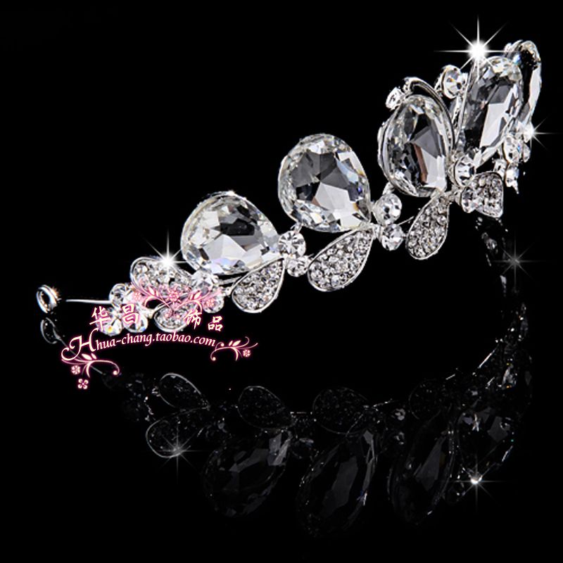 Huachang accessories bridal jewelry sets jewelry chain necklace crown wedding tiara wedding necklace wedding dress 022