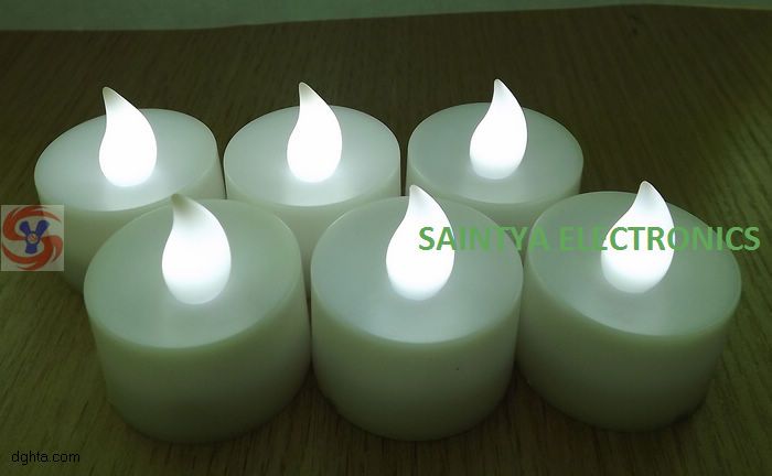 Christmas tealight, battery powered flickering LED tealight, holiday decoration, home decoration TL41