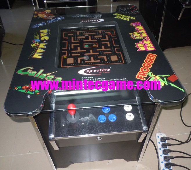 Multigame Arcade Cocktail Table Machine
