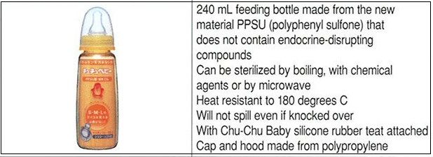 Japan Feeding Bottle PPSU (BPA free) 240ml & 150ml Wholesale