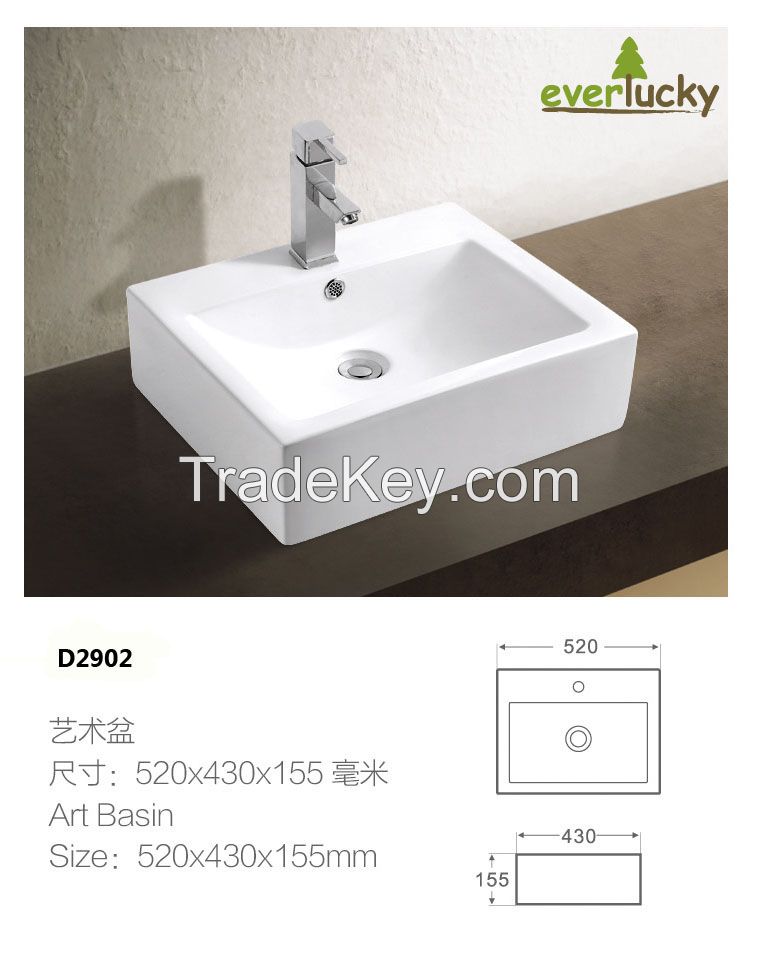 Ceramic Bathroom Sink D2902