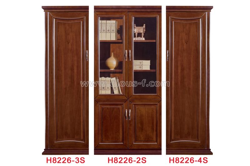 Traditional walnut MDF Veneer office filing cabinet file cabinet