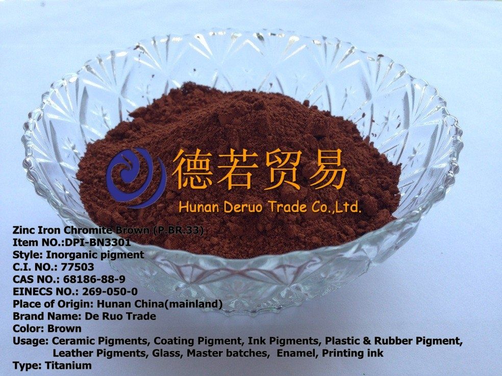 ceramic and powder coating pigment Zinc Iron Chromite Brown (pigment brown 33)  