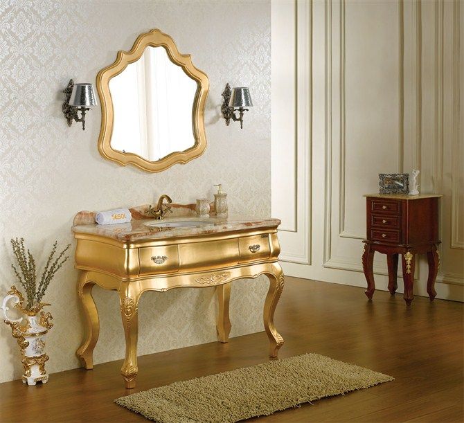 High Quality Sanitary Ware Suite, Luxious Sanitary Ware Suite, High Class Bathroom Mirror, Basin, Cabinet, Faucet