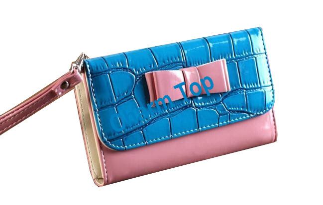 Beautiful and Fashionable Mobile Phone Leather Pouch