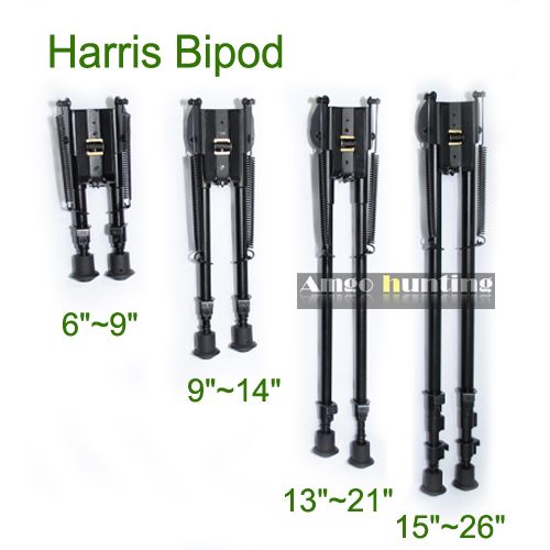 Harris Style Steel Tactical Swivel Bipod for Hunting Shooting and Wild Game