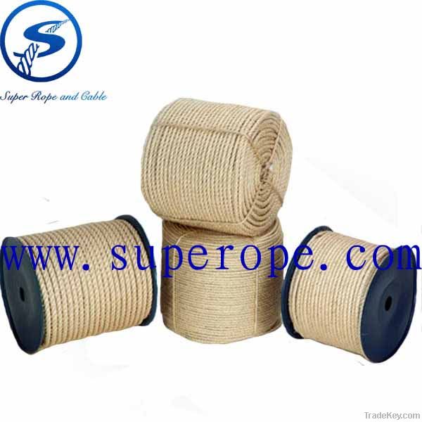3 strand natural sisal rope high quality