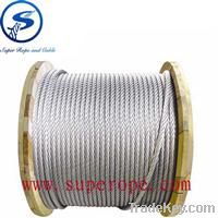 Galvanized and ungalvanized steel wire rope