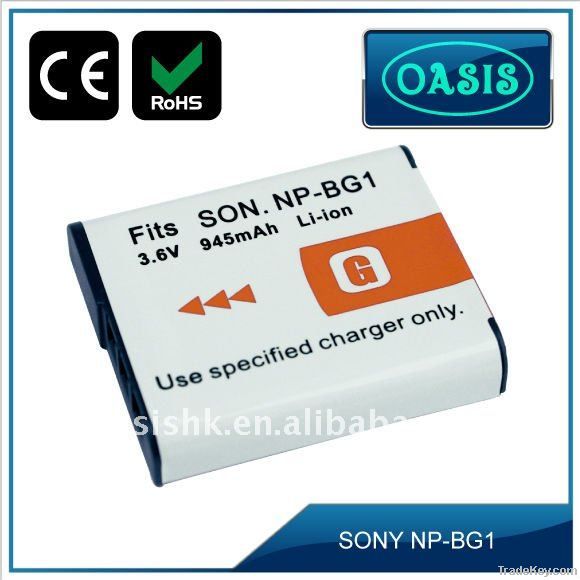 Replacement digital camera battery BG1 1000mah for SONY