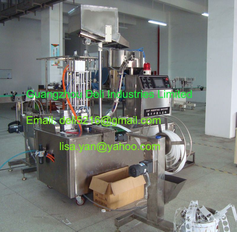 Cap Wad Inserting machine