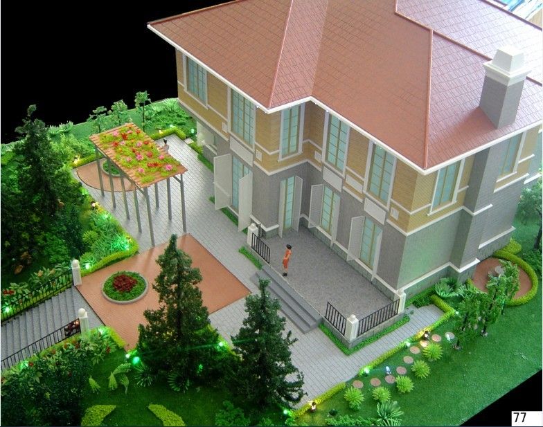 residential scale model,villa model,building scale model,apartment building model