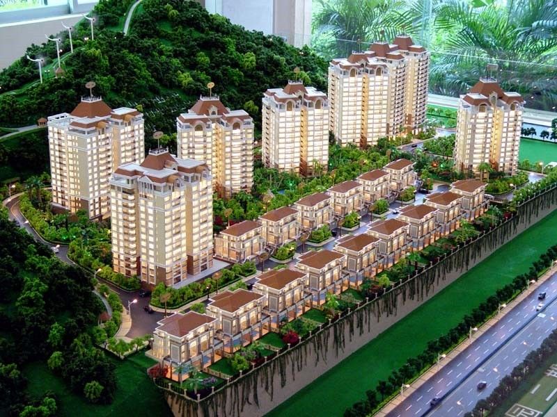 residential scale model,villa model,building scale model,apartment building model