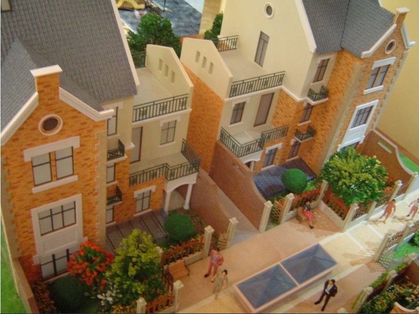 residential scale model,building model,villa building model,apartment model,resort building model