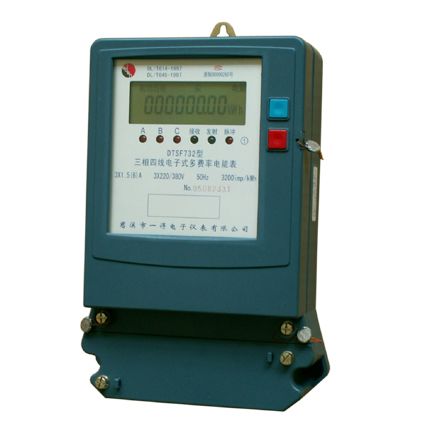 Three Phase Electronic Multi Rate Watthour Meter