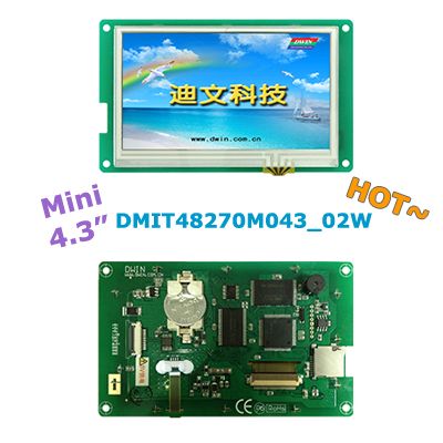 4.3 Inches, 480x272, Consuming Mini LCD Module, touch optional