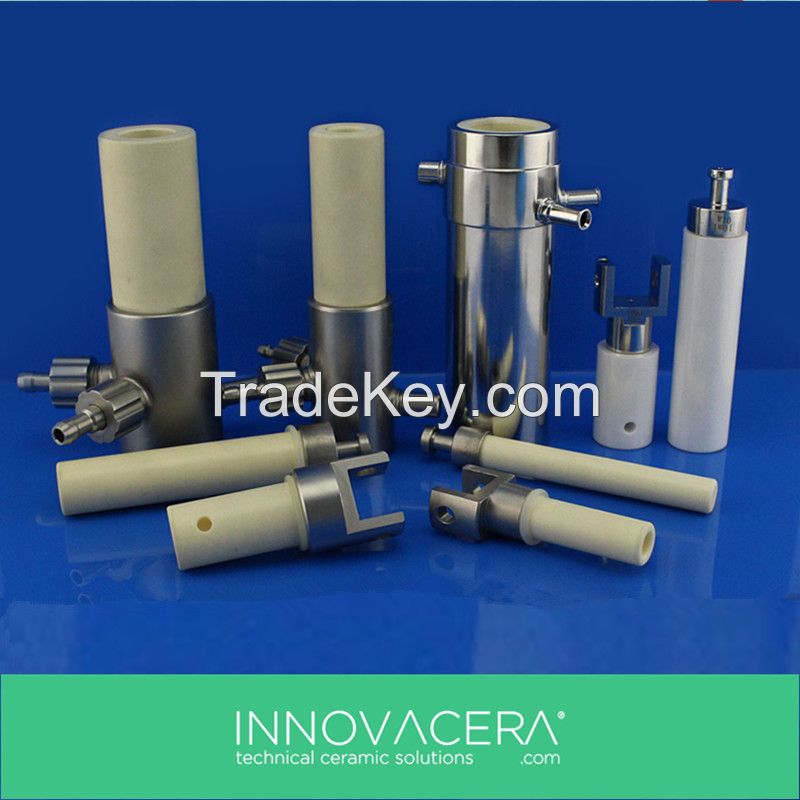 High precision/alumina ceramic piston/for pharmaceutical pump/Innovacera