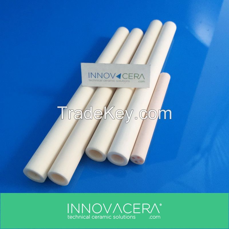 Good chemical resist/ceramic alumina tubes for high temperature application/innovacera