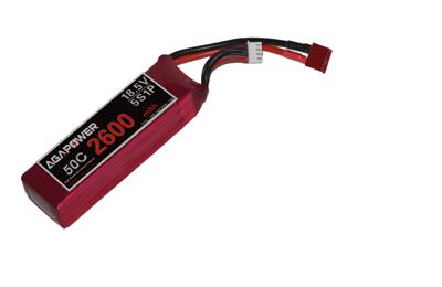 AGA Power 2600mah 50C 5S Lipo Battery for RC Plane