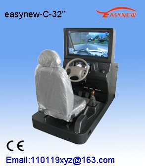 Driving training car simulator