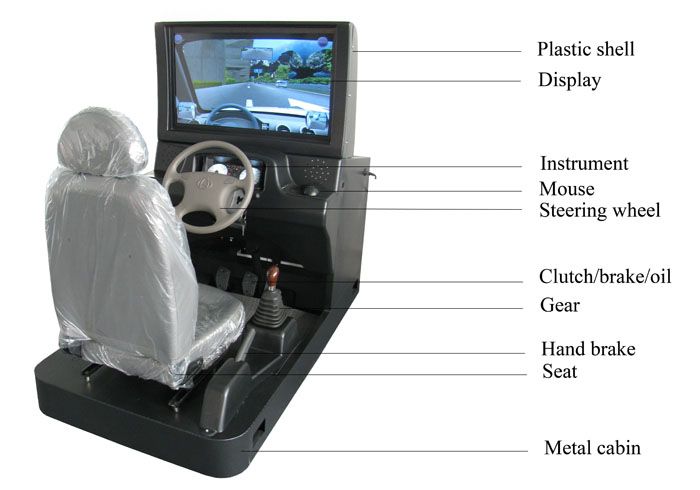 Driving simulator equipment/ Car driving simulator