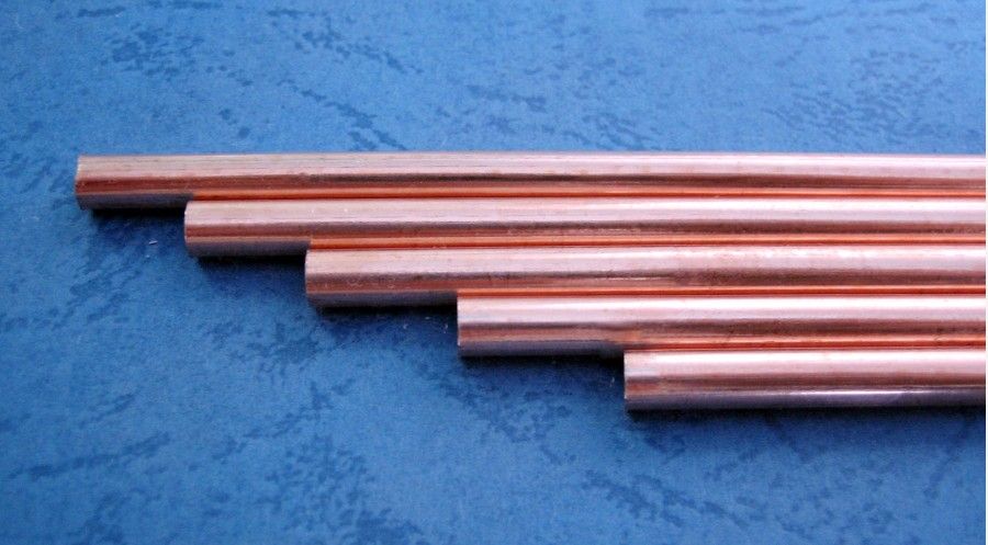 copper coated steel tube for refrigeration equipment