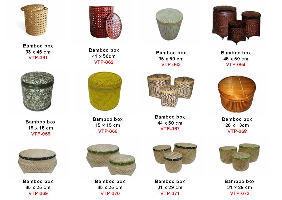vietnam bamboo box, rattan box, bamboo rattan box, rattan bamboo box