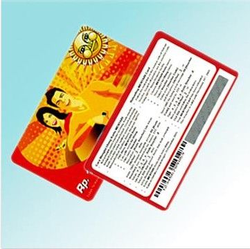 pvc material scratch card printing with the scratch panel