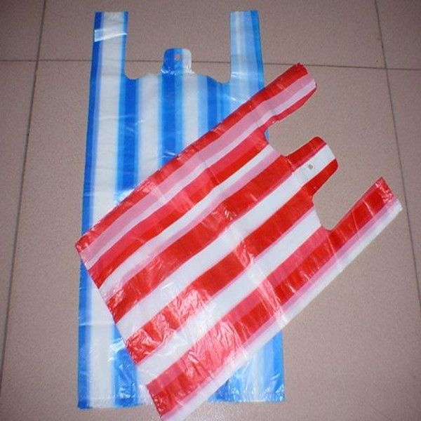HDPE T-shirts Plastic Bags on roll
