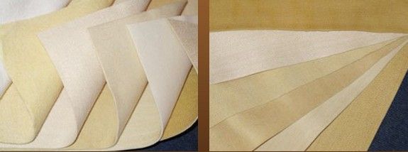 Non-woven filter cloth